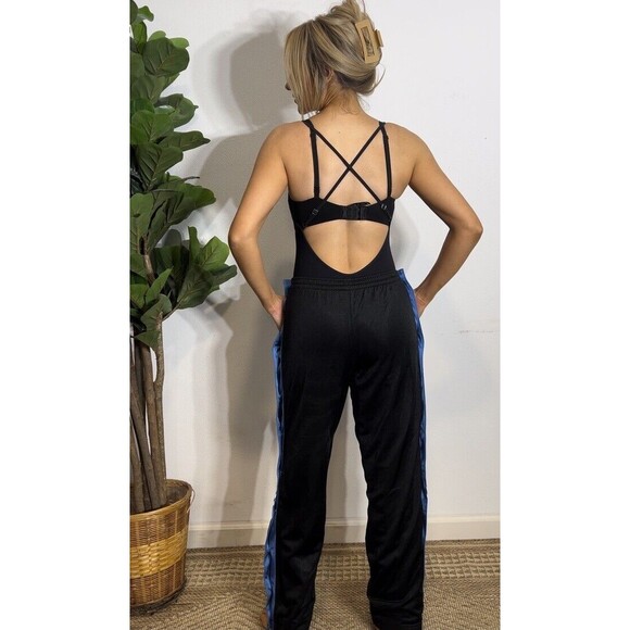 Vintage Old Navy Boy 16 Tear Away Track Pants Wide Leg Snap 2000s Y2K Baggy Logo - Picture 4 of 16